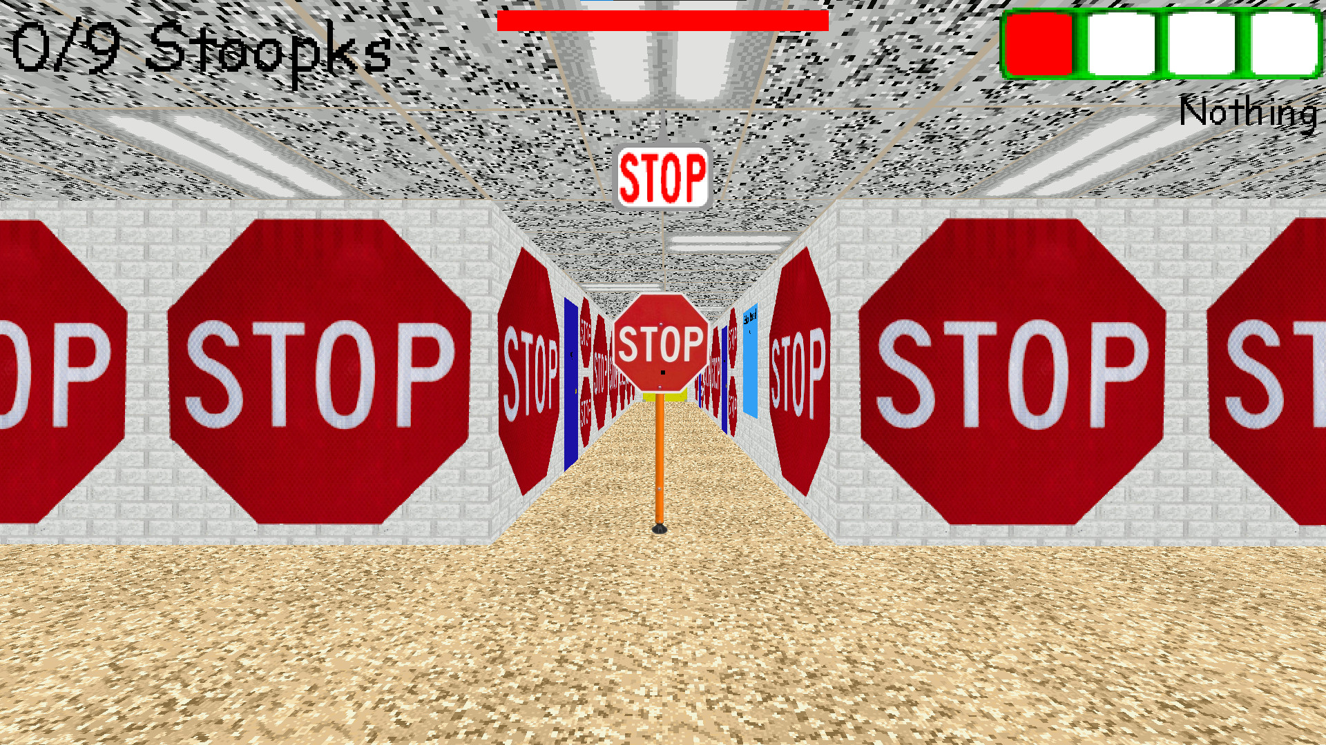 STOP SIGN Mod for Baldi's Basics | Baldi Mods