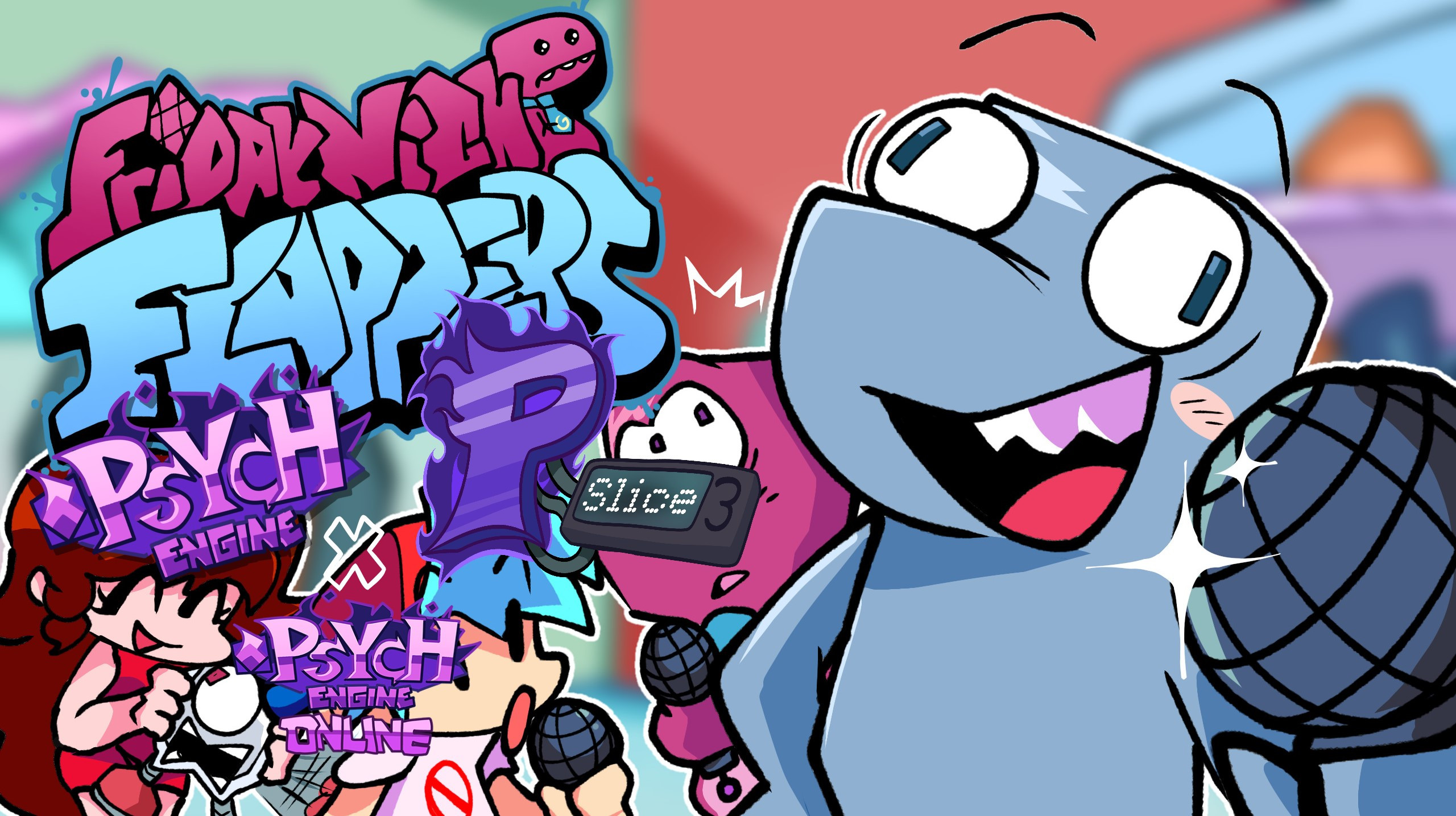 VS Flappers PsychEngine, Psych Online & P Slice