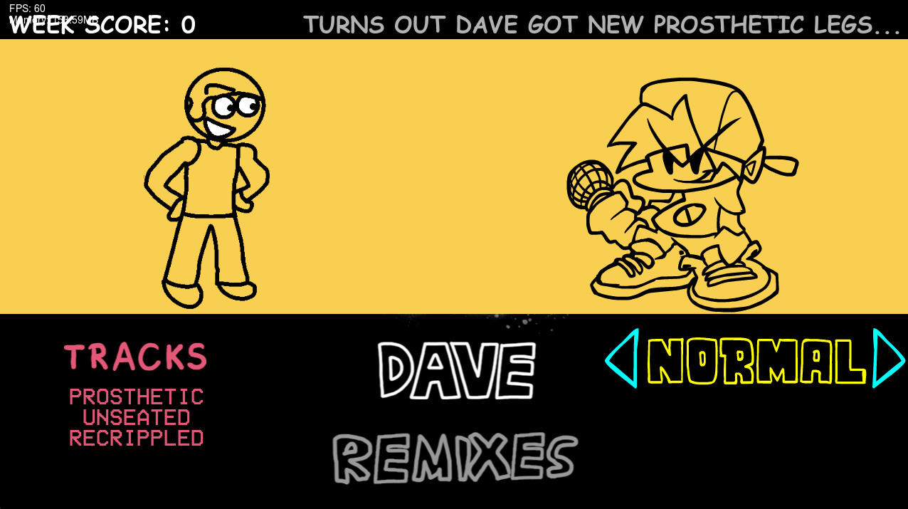 Vs dave with legs
