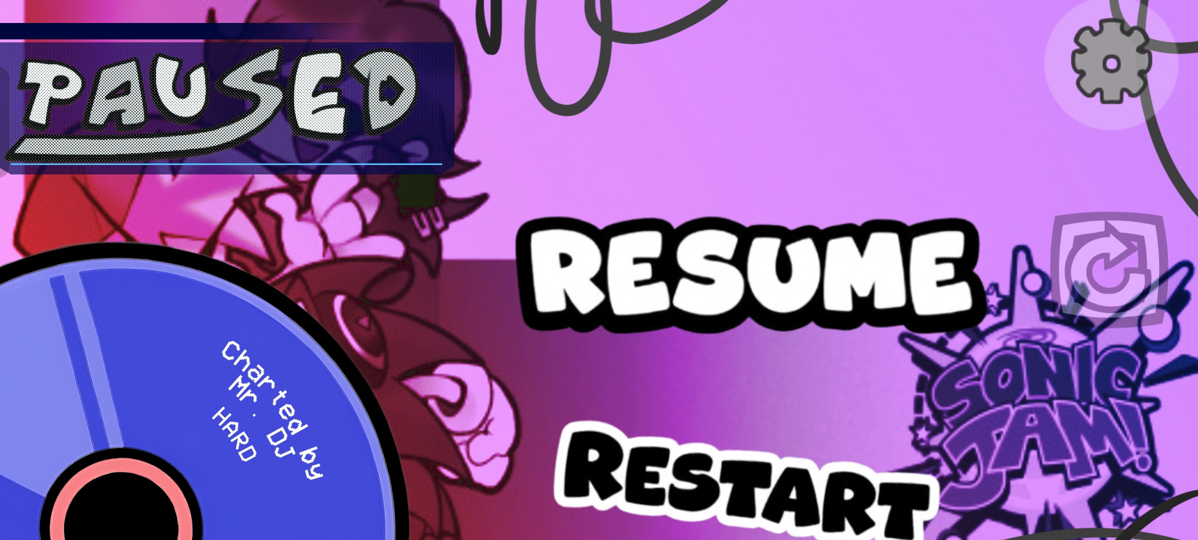 The New Funkin' Pause Menu [V-Slice] Mod for Friday Night Funkin' | FNF ...