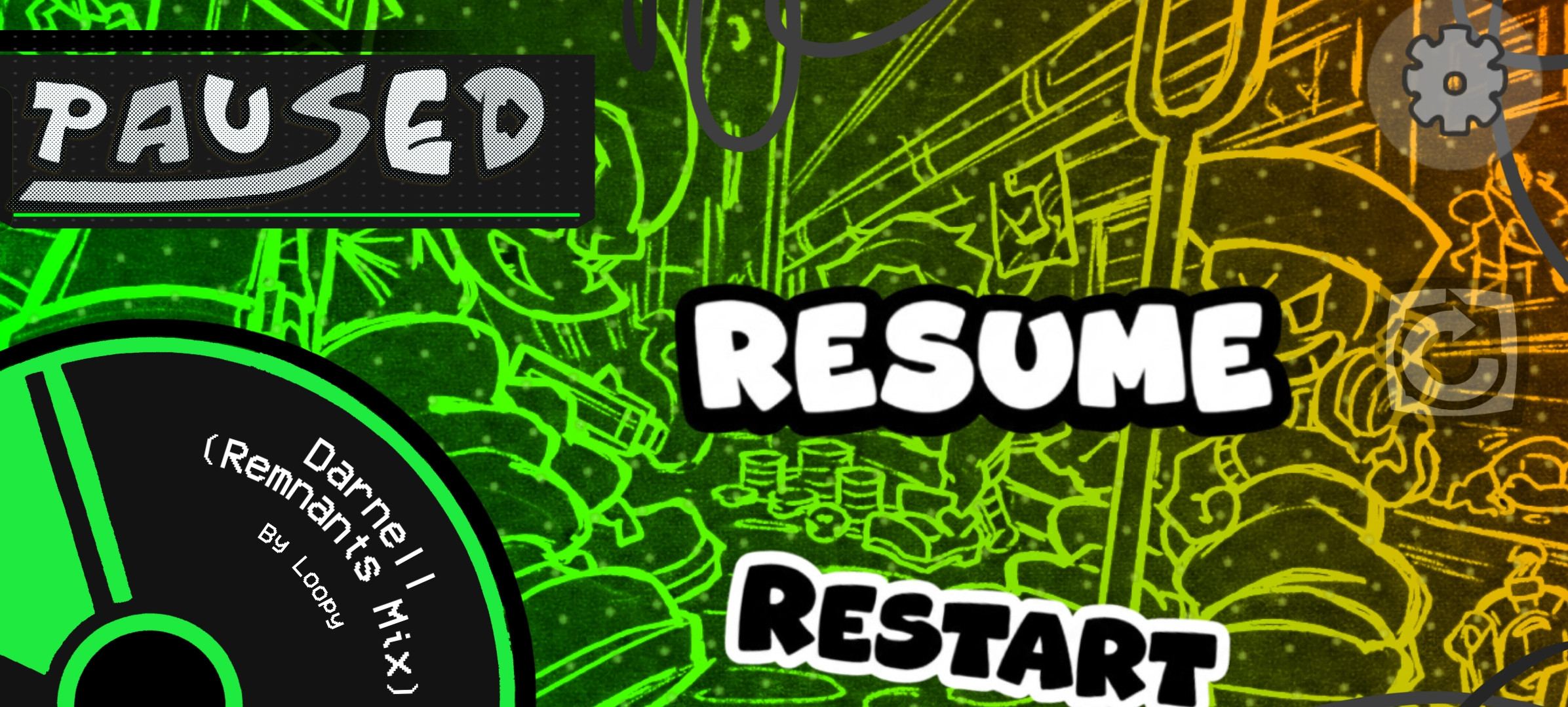 The New Funkin' Pause Menu [V-Slice] Mod for Friday Night Funkin' | FNF ...