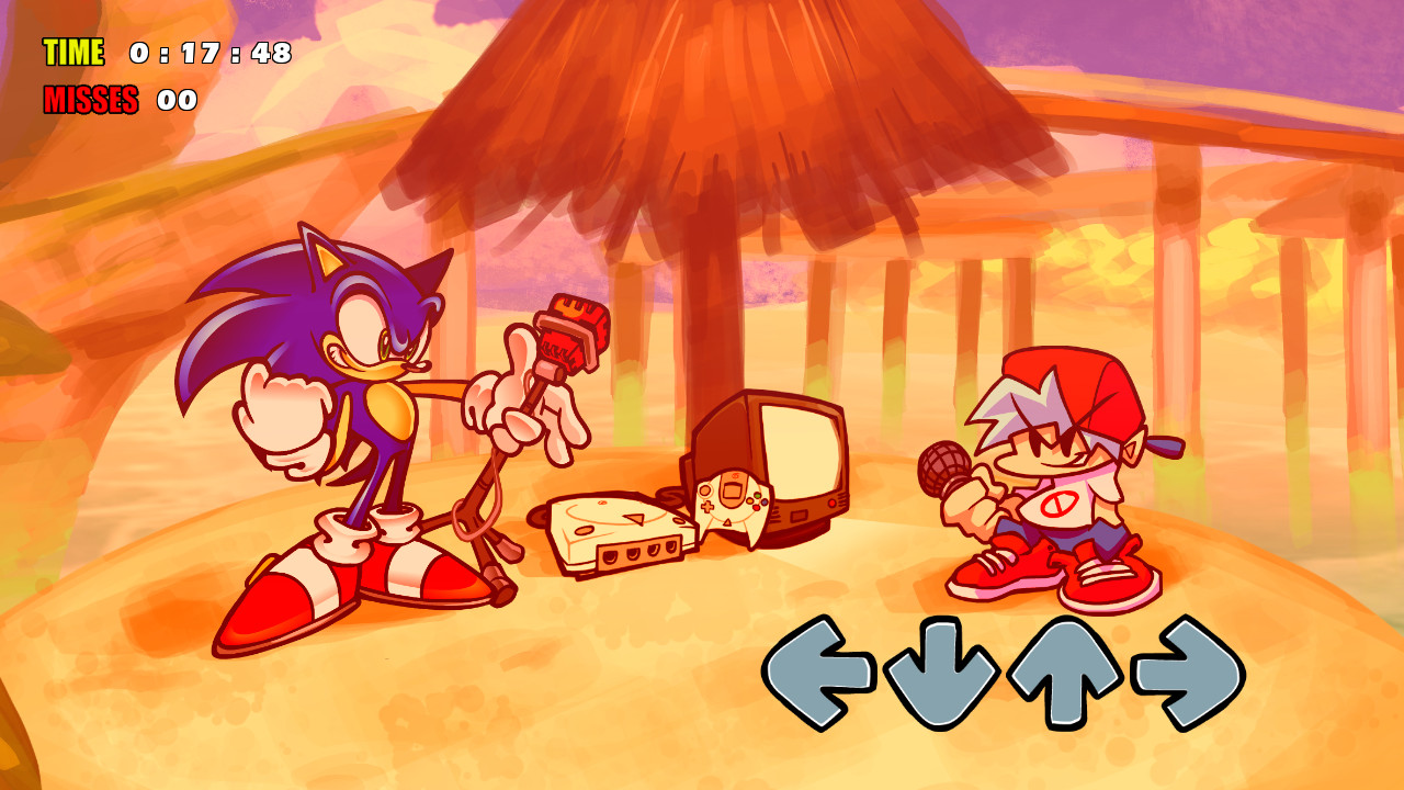 VS Sonic Fastest Thing Alive Mod for Friday Night Funkin' | FNF Mods