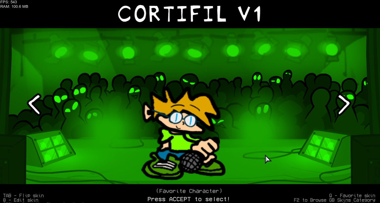 CortiFil Playable Chararter for Psych Online