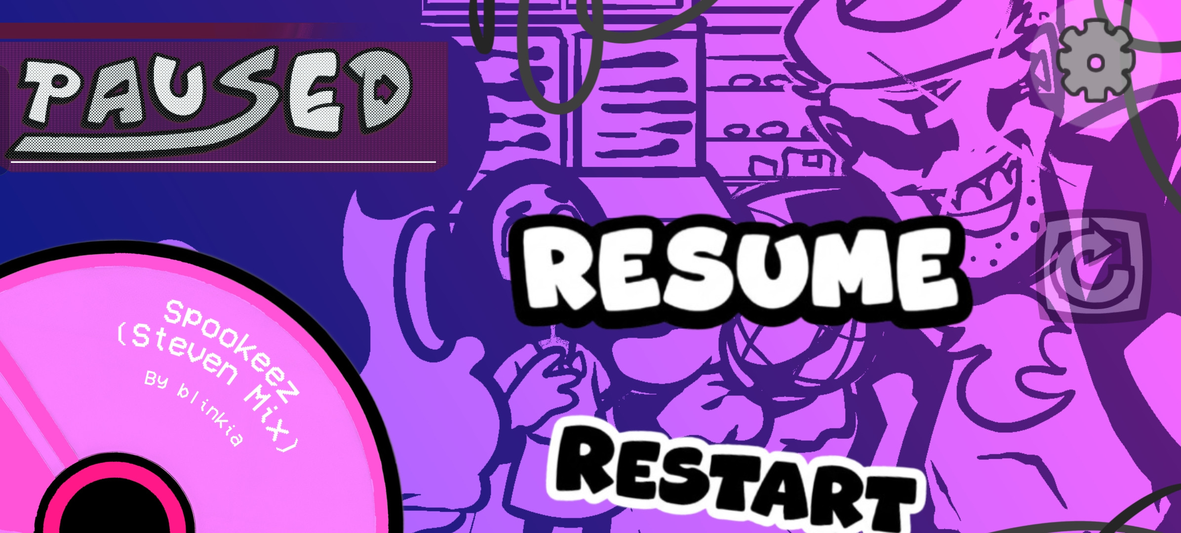 The New Funkin' Pause Menu [V-Slice] Mod for Friday Night Funkin' | FNF ...