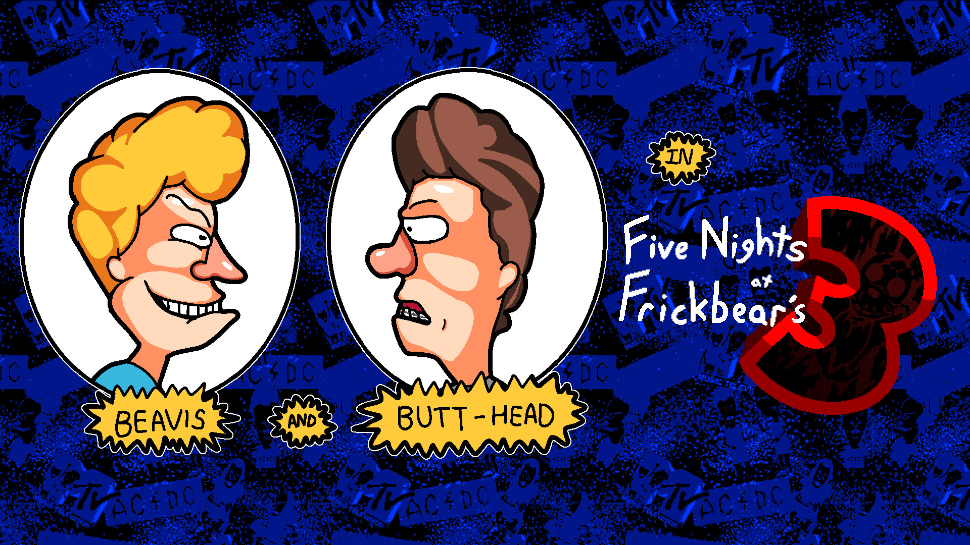 Beavis and Butthead in Five Nights at FrickBear's
