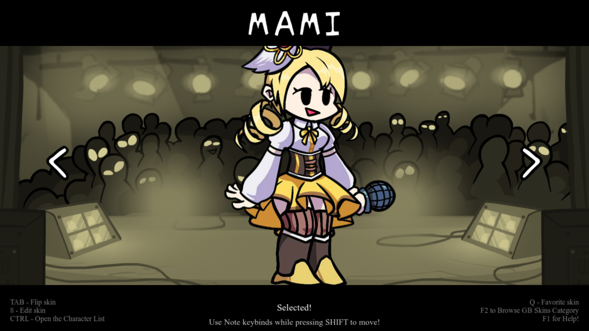 FNF VS Mami Skin Pack