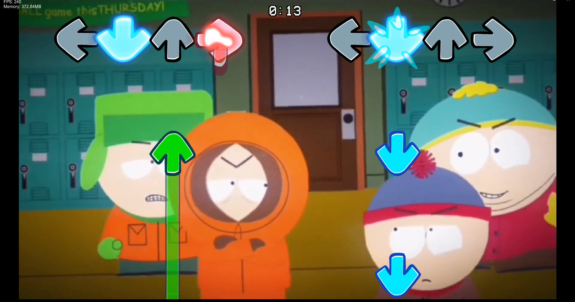 South Park: Profanity Peril - fan chart