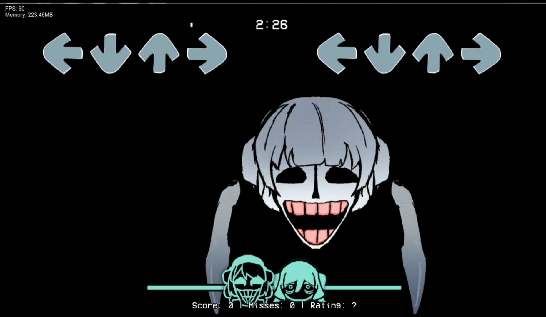 [FNF MSOLS FANMADE MOD]Monochrome UI VS MIKU