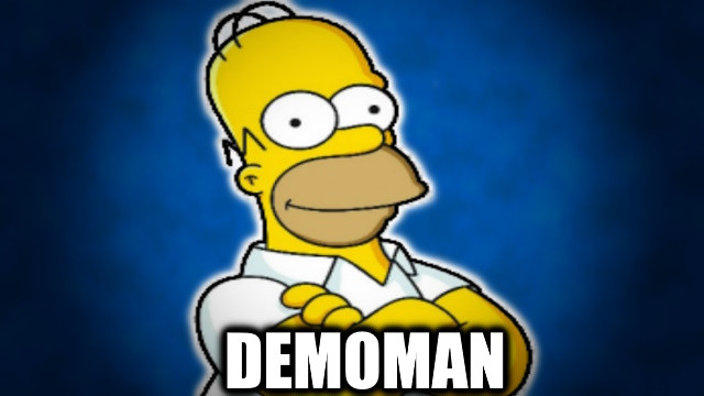 Homer Simpson over Demoman
