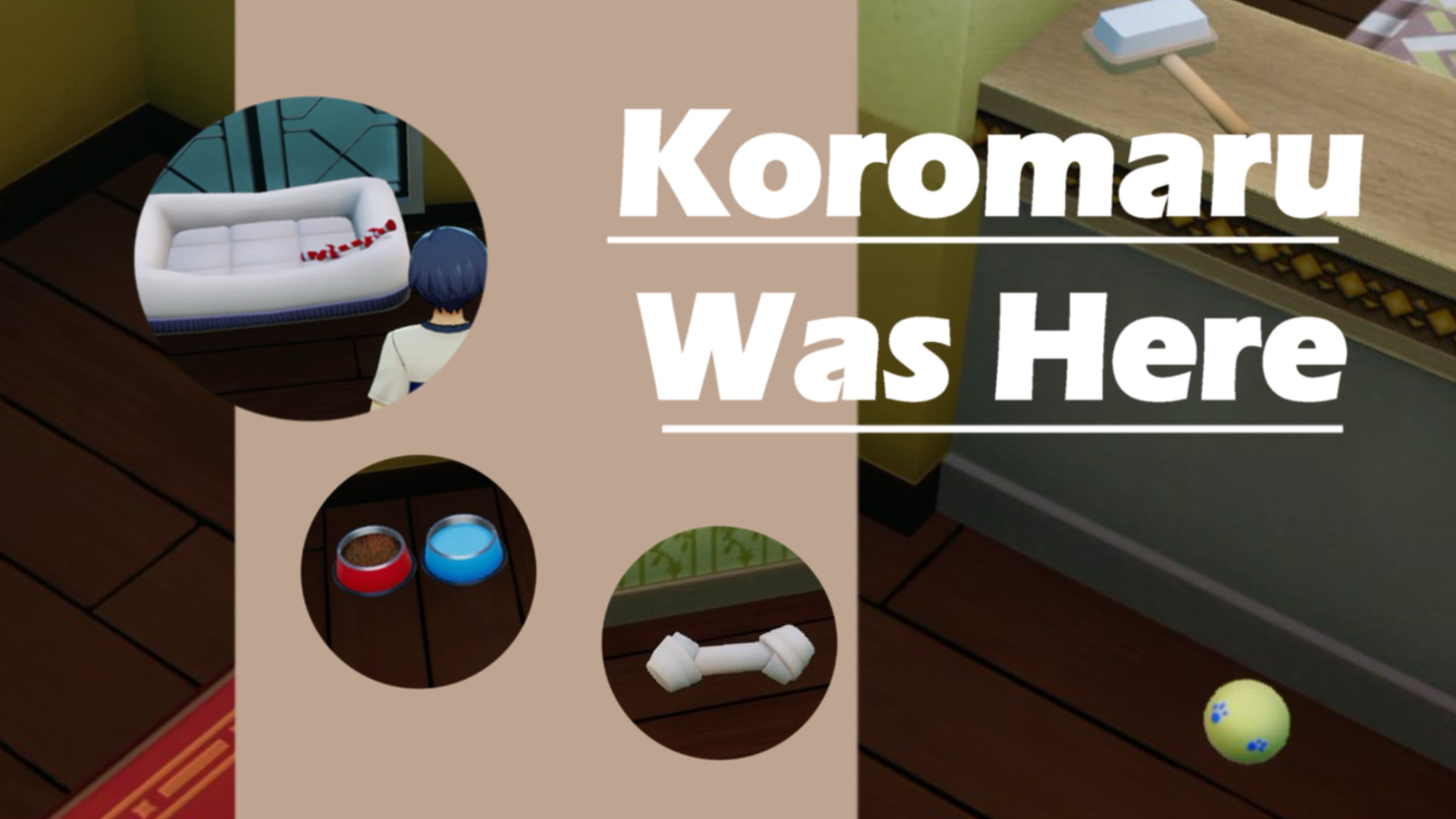 Koromaru Was Here