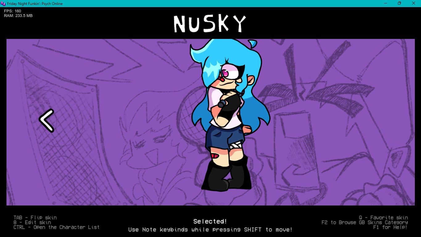 Playable Nusky [PSYCH ONLINE PORT]