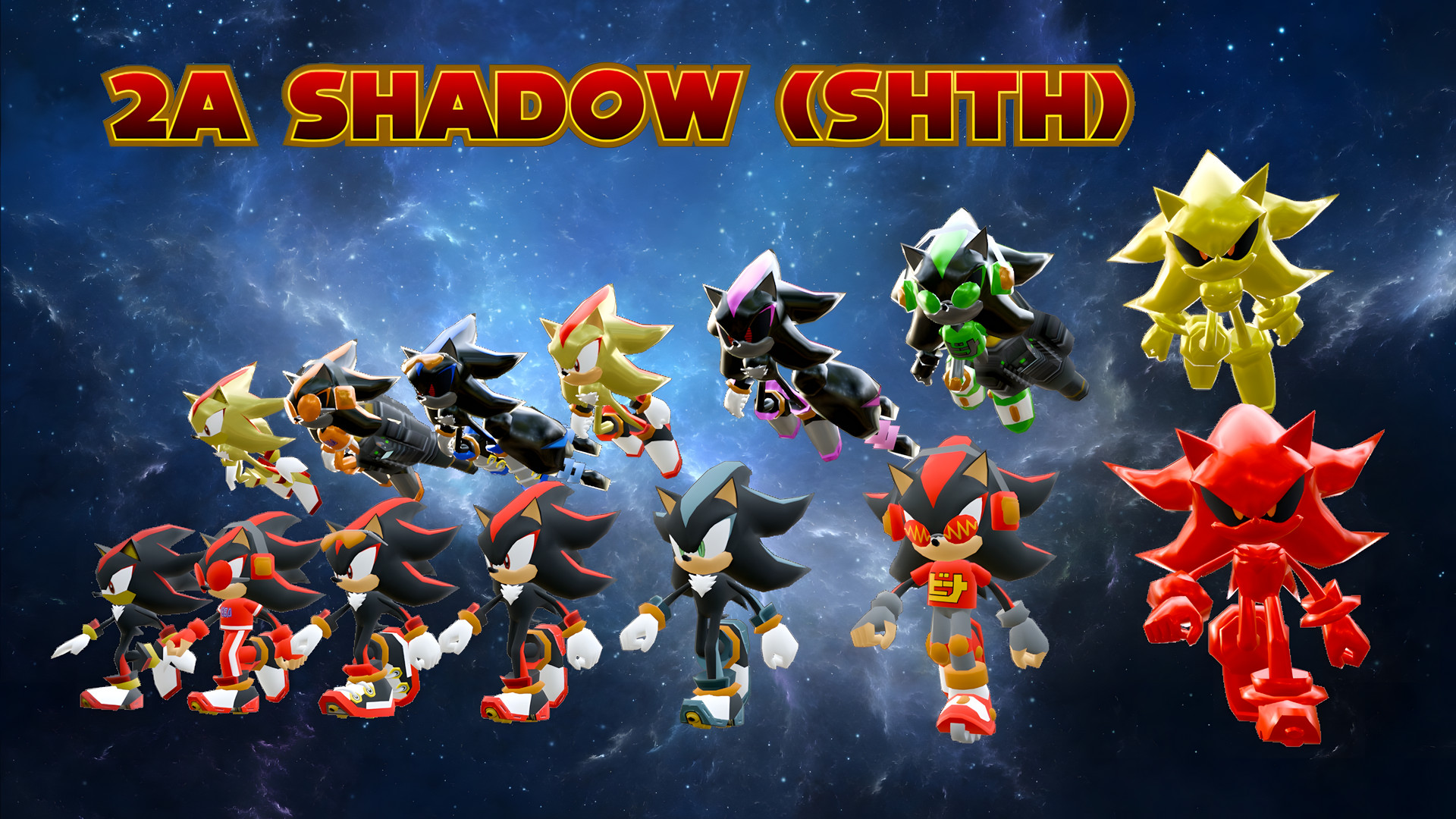 Shadow Infinitus Mod 2A Shadow Pack (Improved) Mod for Shadow The Hedgehog | ShTH Mods