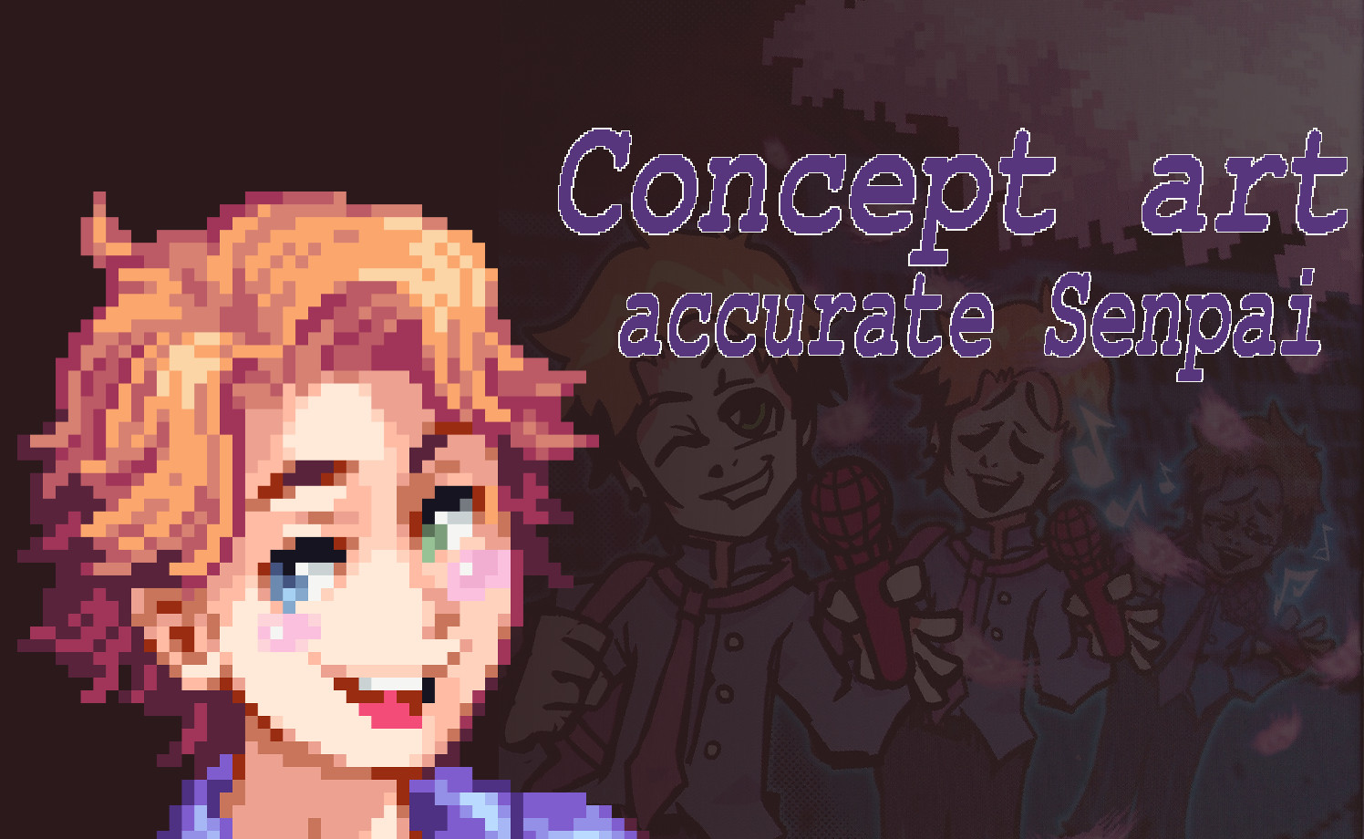 Concept art accurate Senpai