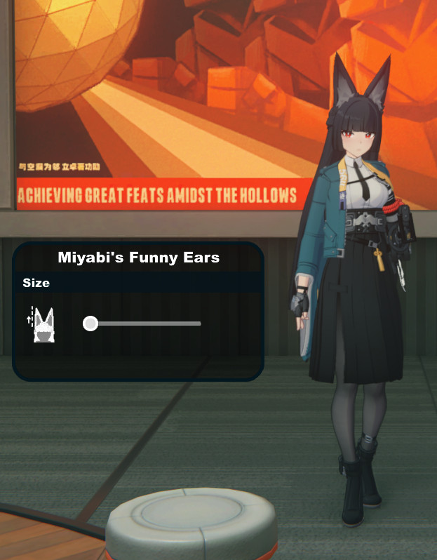 Funny Hoshimi Miyabi Ear Size Mod