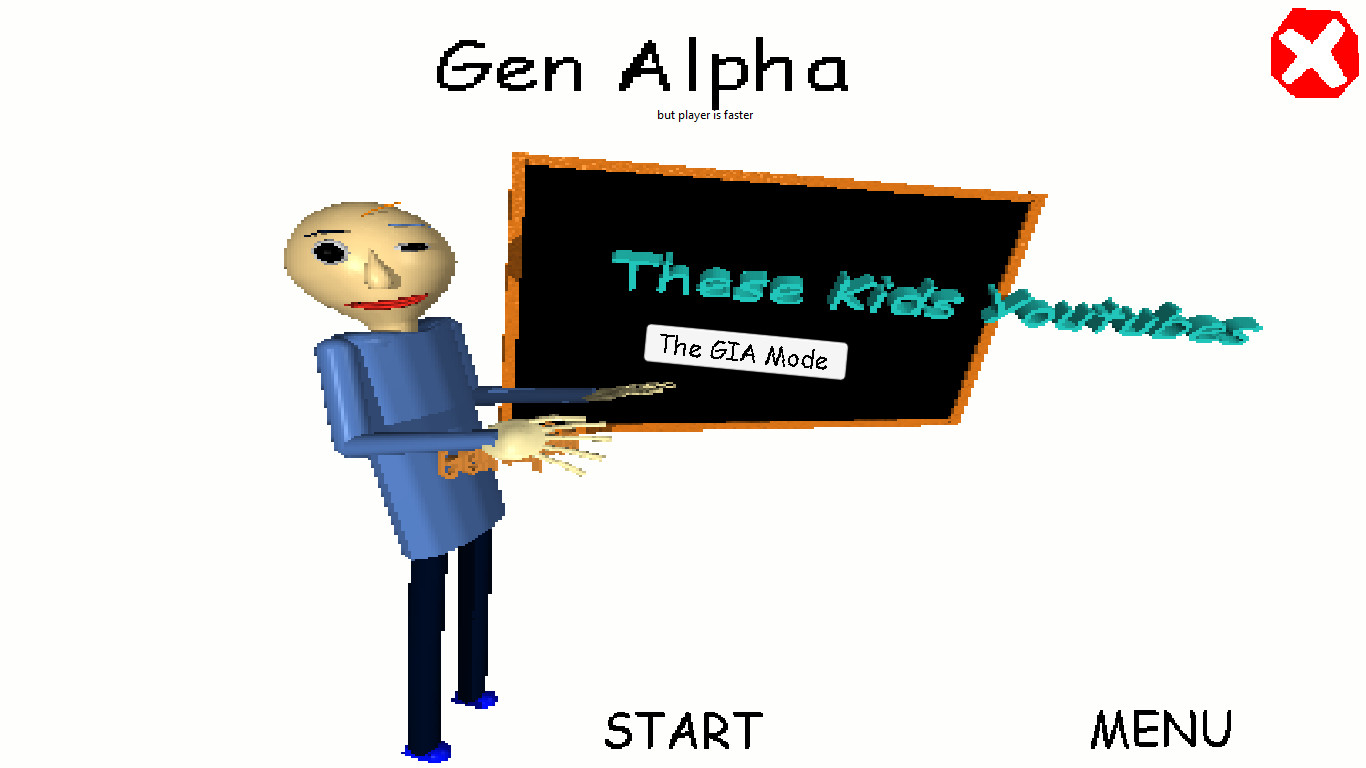 Gen Alpha But Player is Faster