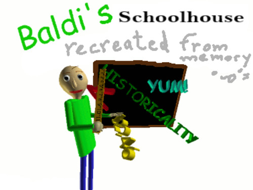 baldi's schoolhouse recreated from memory