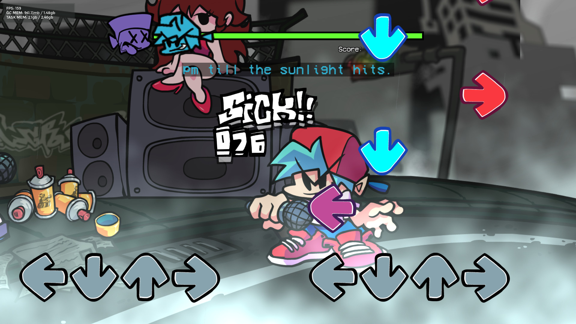 Weekend 1 with lyrics Mod for Friday Night Funkin' | FNF Mods