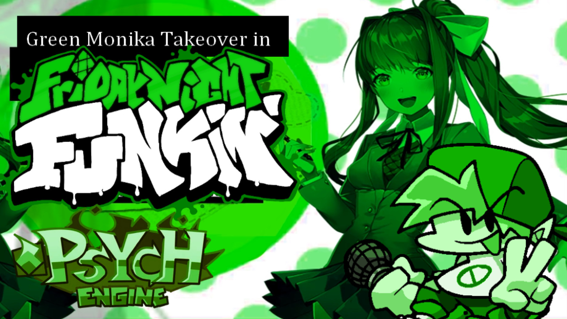 Vs. Green Monika Takeover Psych Engine Port
