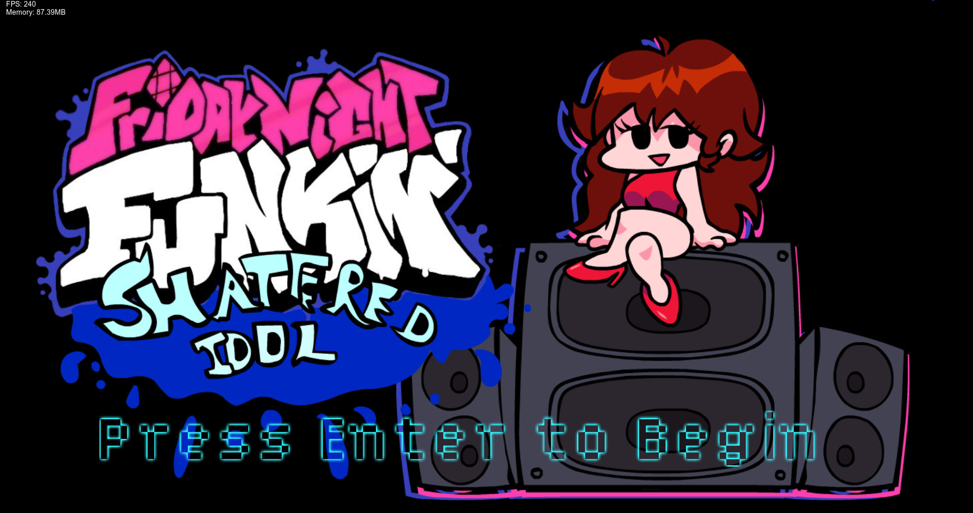 Friday Night Funkin': Shattered Idol ONE-SHOT