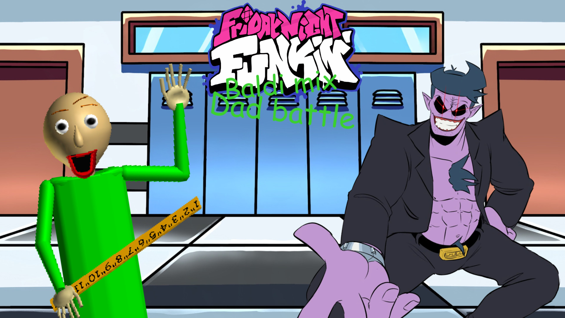FNF DADBATTLE BALDI MIX
