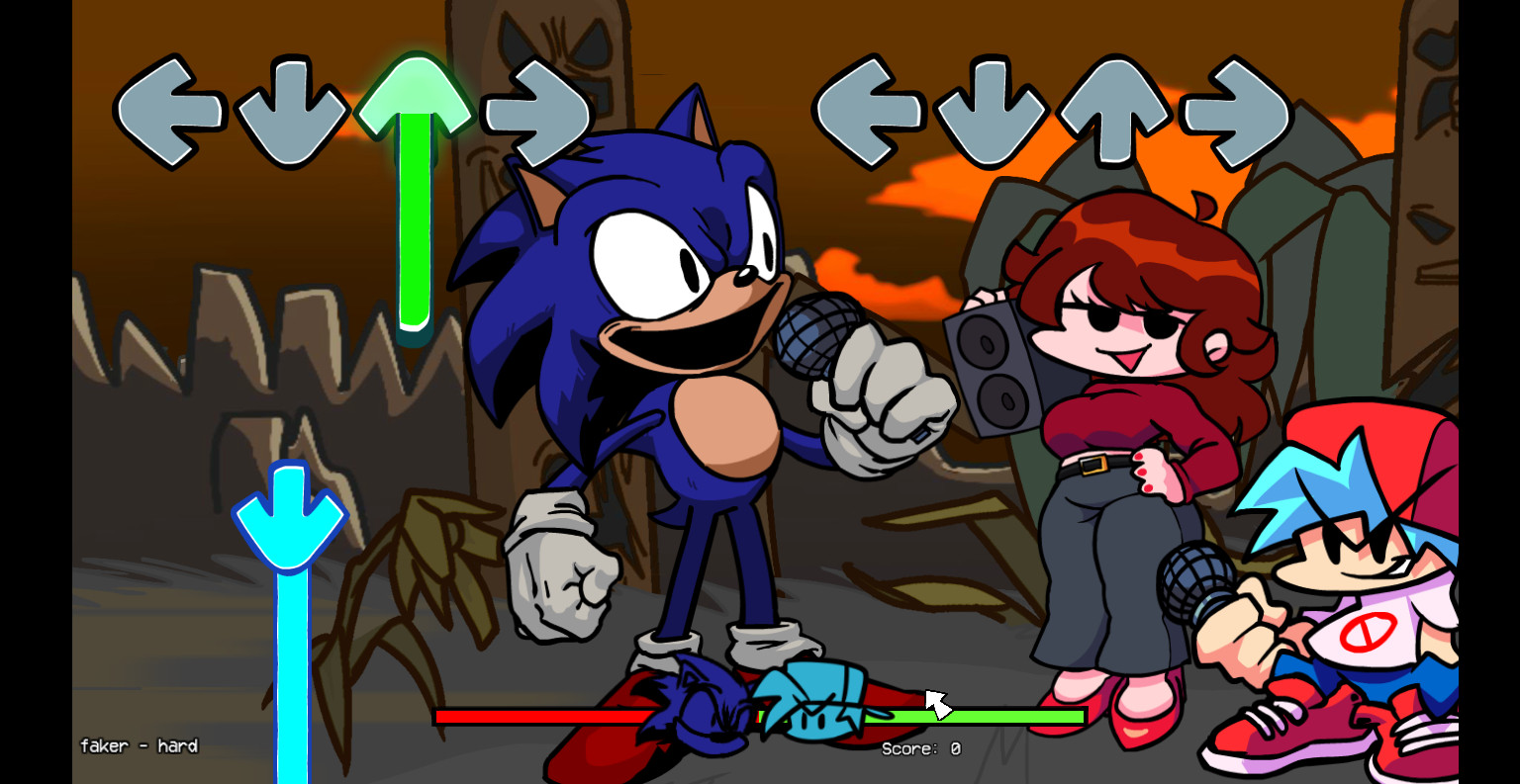 Sonic.exe V2 [V-Slice] OUT Mod for Friday Night Funkin' | FNF Mods