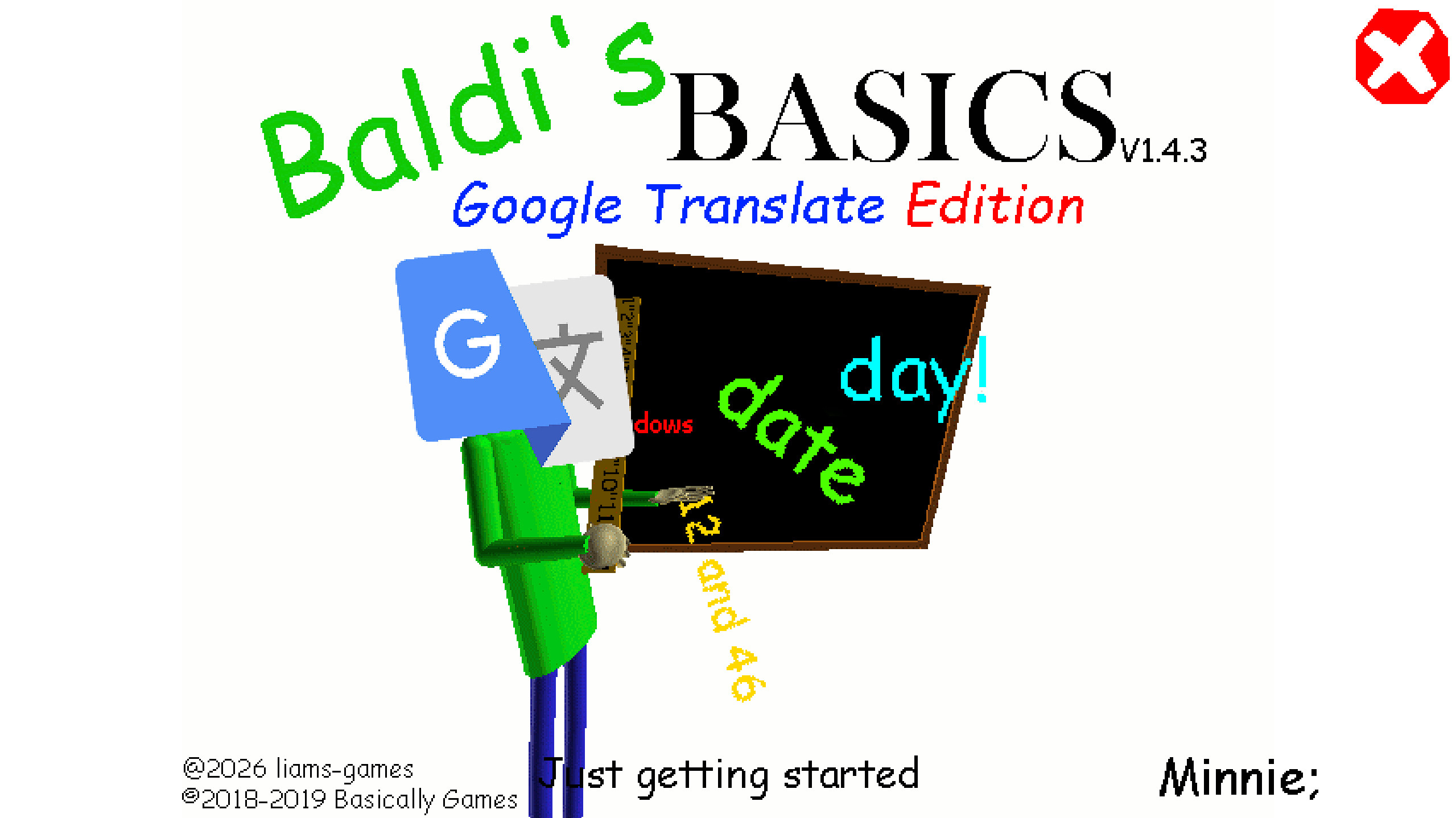 Baldi's Basics: Google Translate Edition