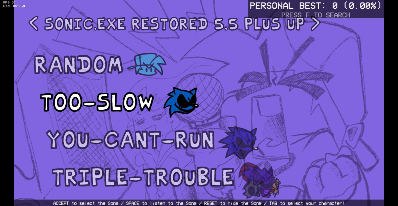 FNF Sonic.Exe Restored 5.5 Plus PsychEngineyOnline