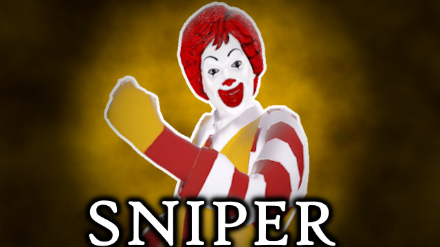 Ronald McDonald over Sniper