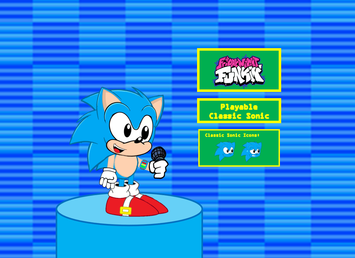 FNF - Playable Classic Sonic