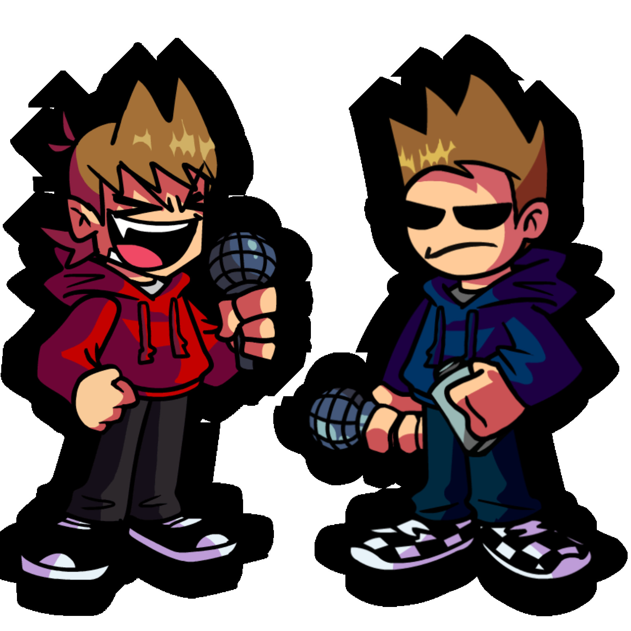 Tord red online vs Tom blue online