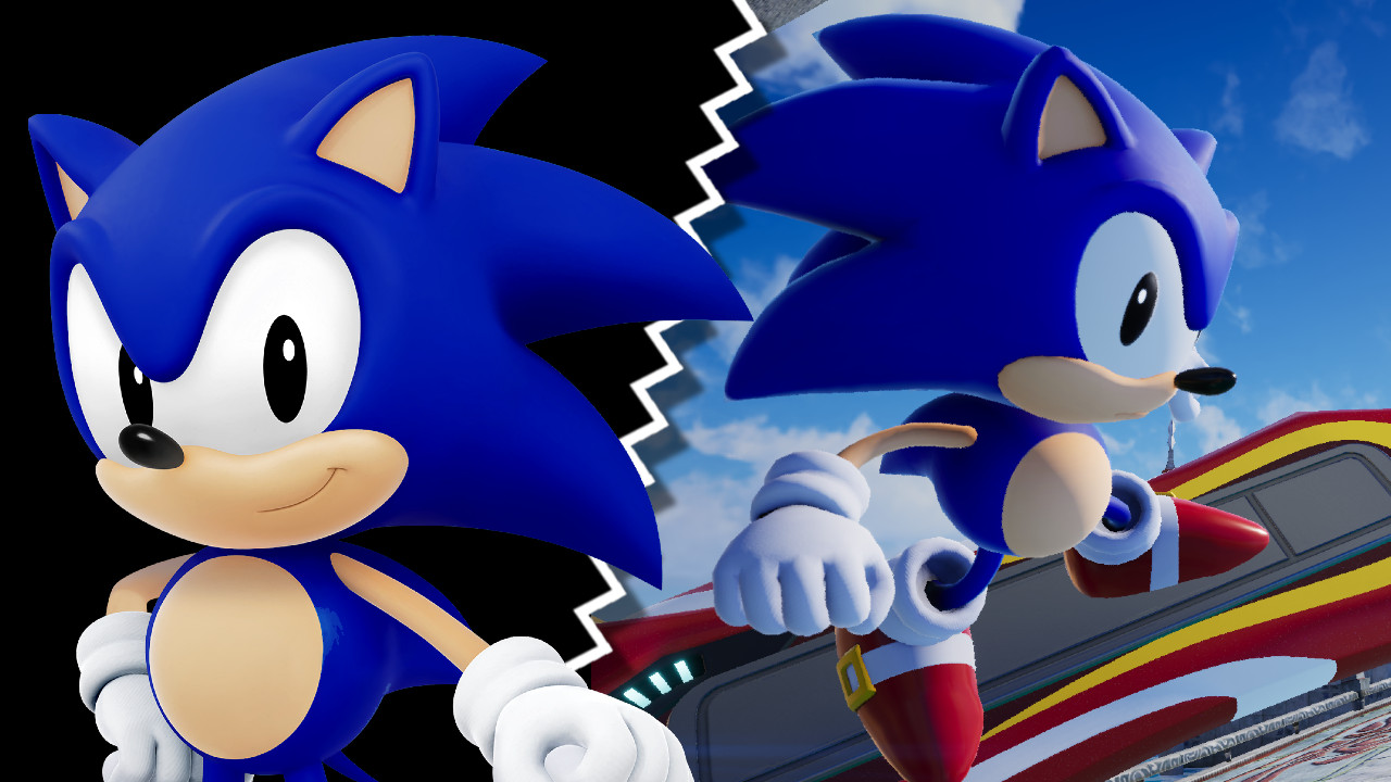 Dark Blue Classic Sonic