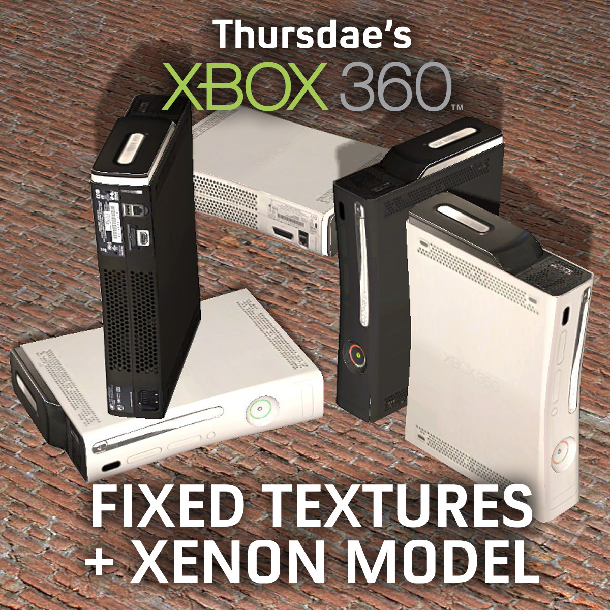 Xbox 360 Fixed Textures + Xenon Model