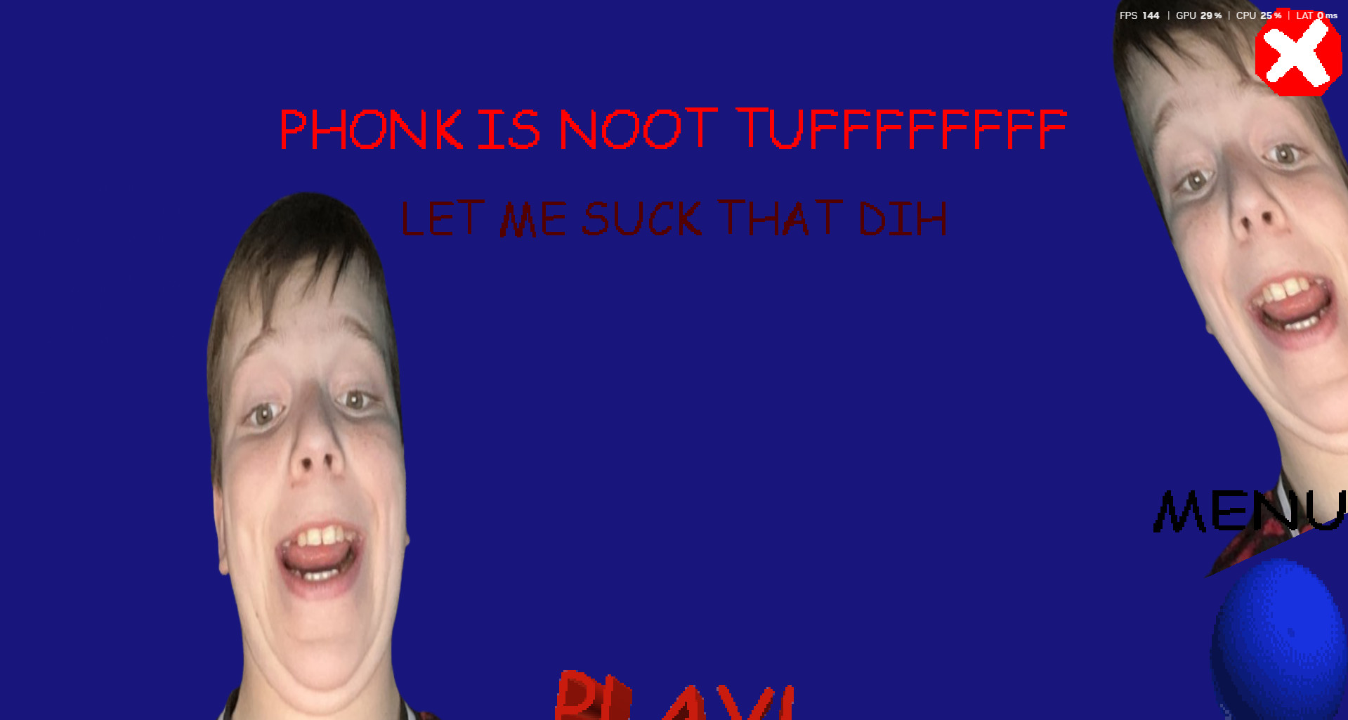 PHONK IS NOT TUFF (Number Slop Mod] {menU jOKE]