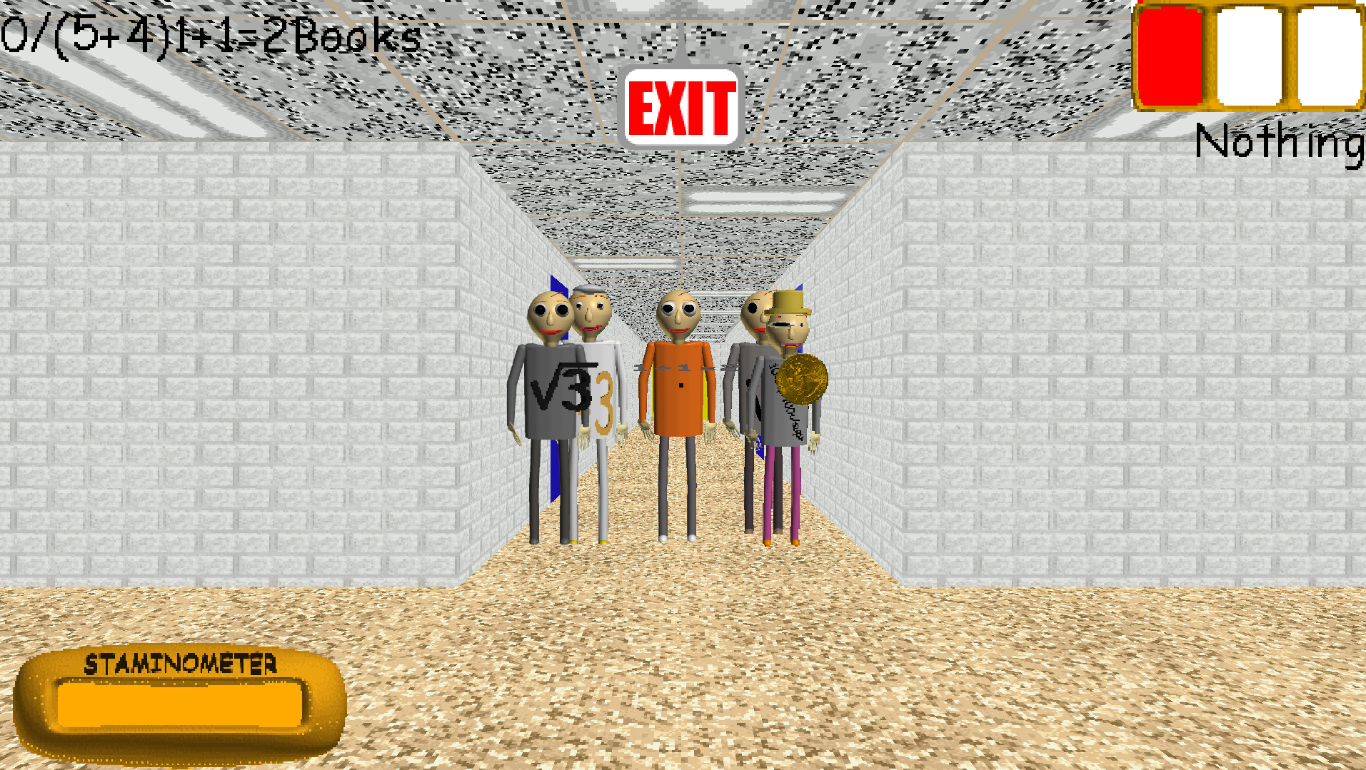ONE PLUS ONE EQUALS TWO Mod for Baldi's Basics | Baldi Mods
