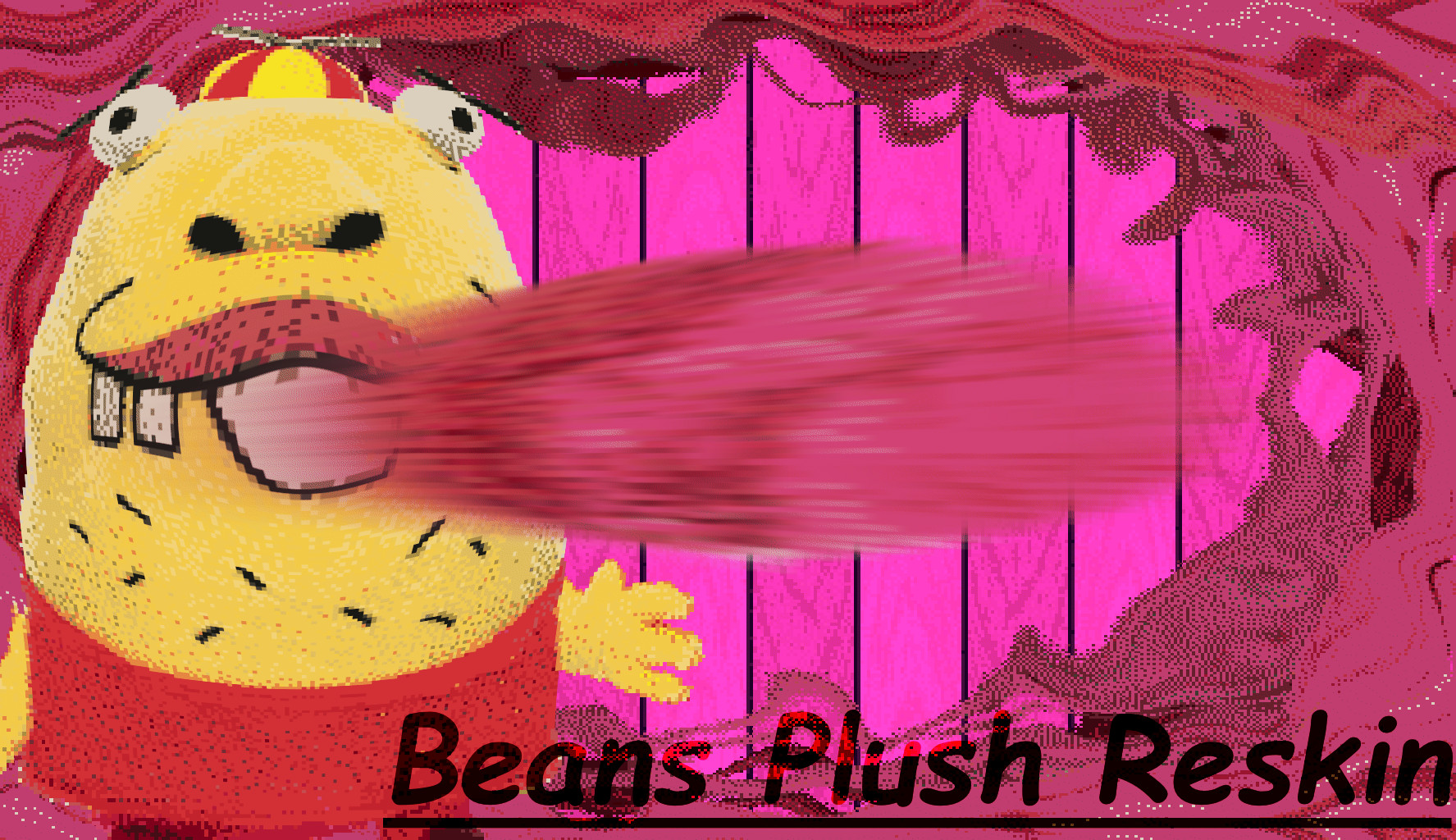 Beans Plush Reskin