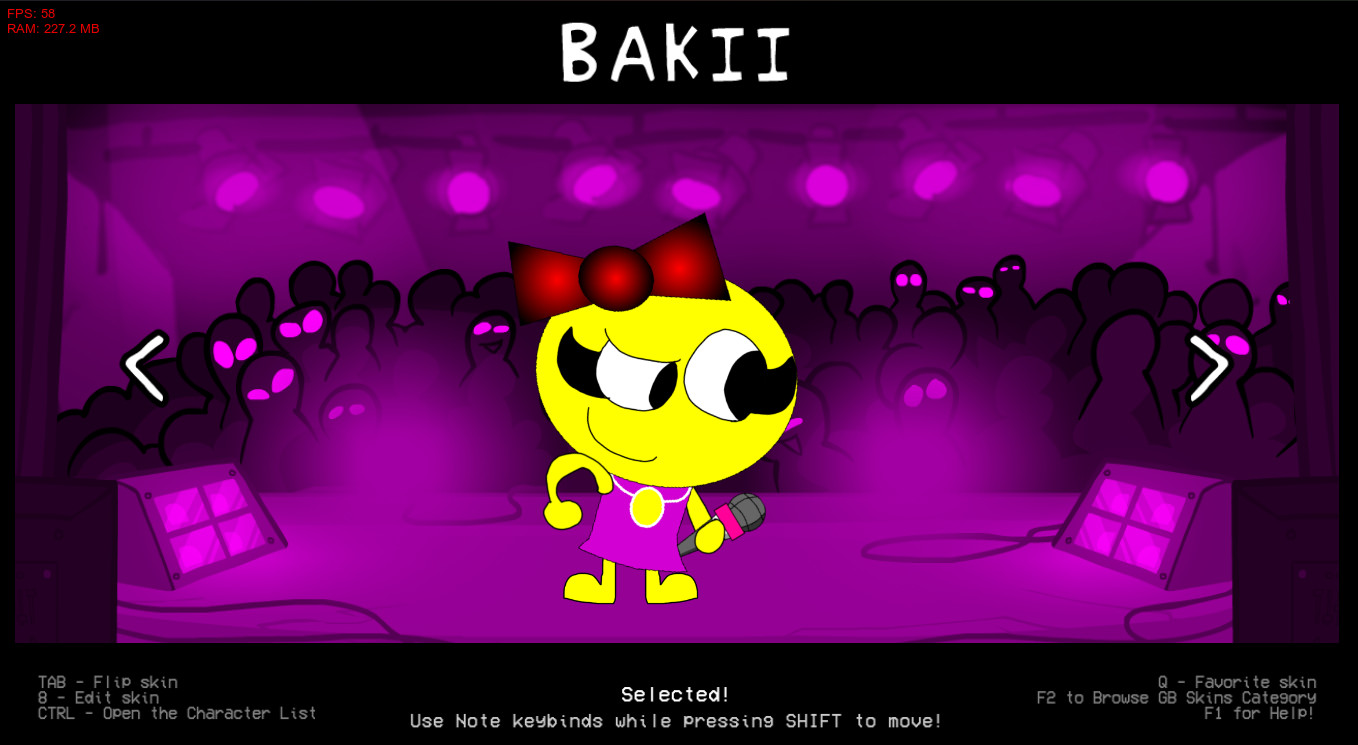 Bakii and Miracle Machine skins for Psych Online