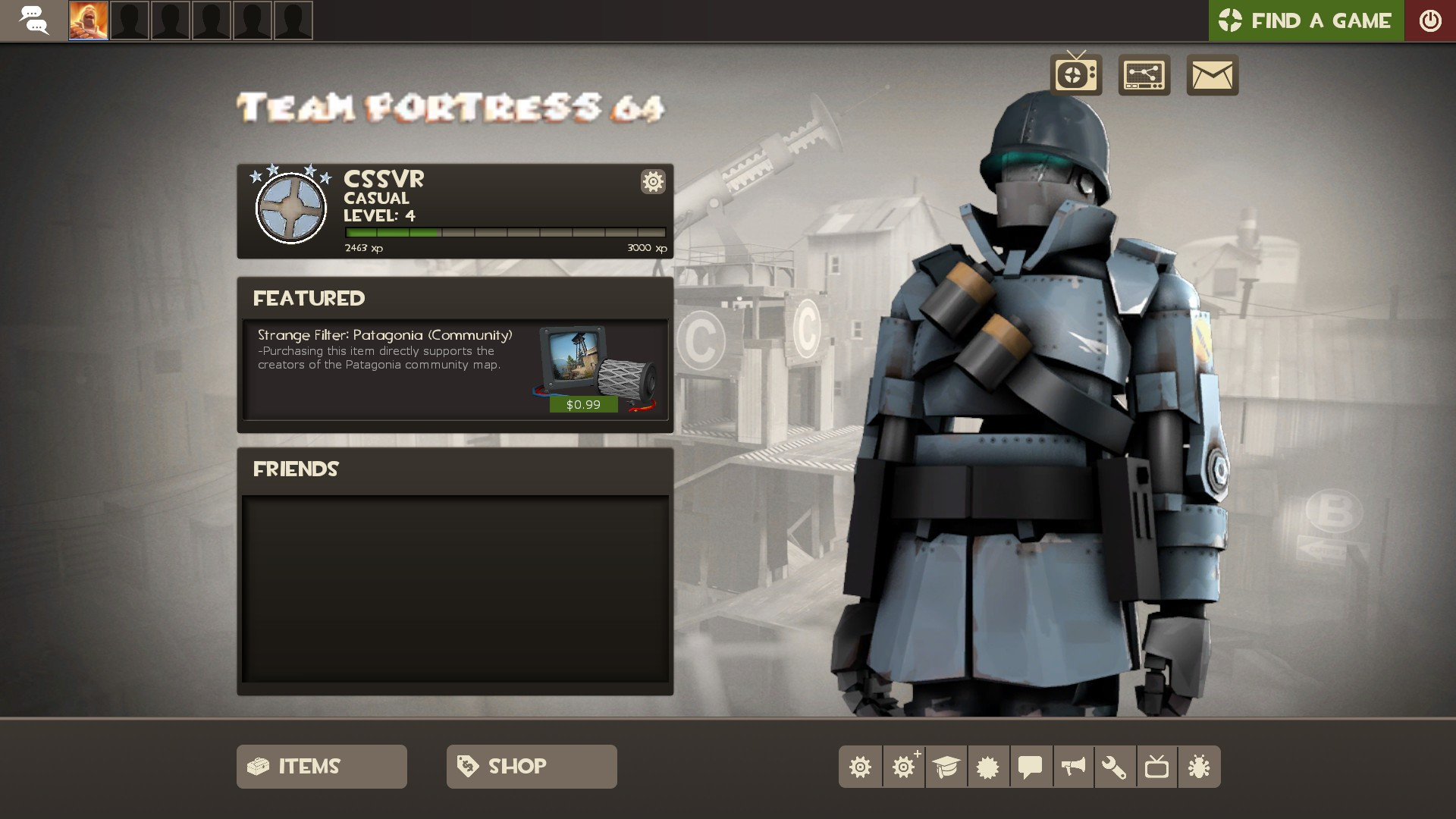 Team Fortress 64 Logo (might look bad)
