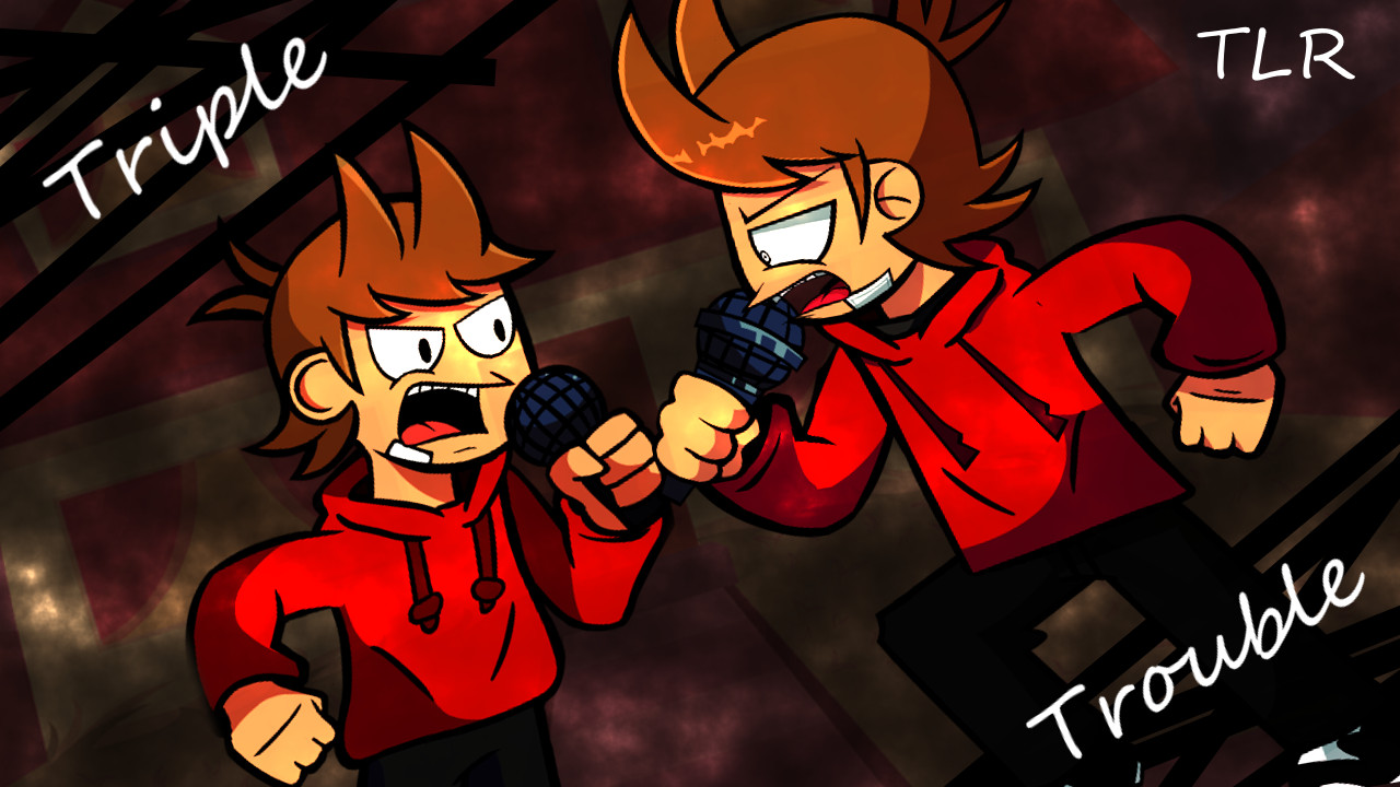 Triple Trouble Eddsworld remaster vs red-master