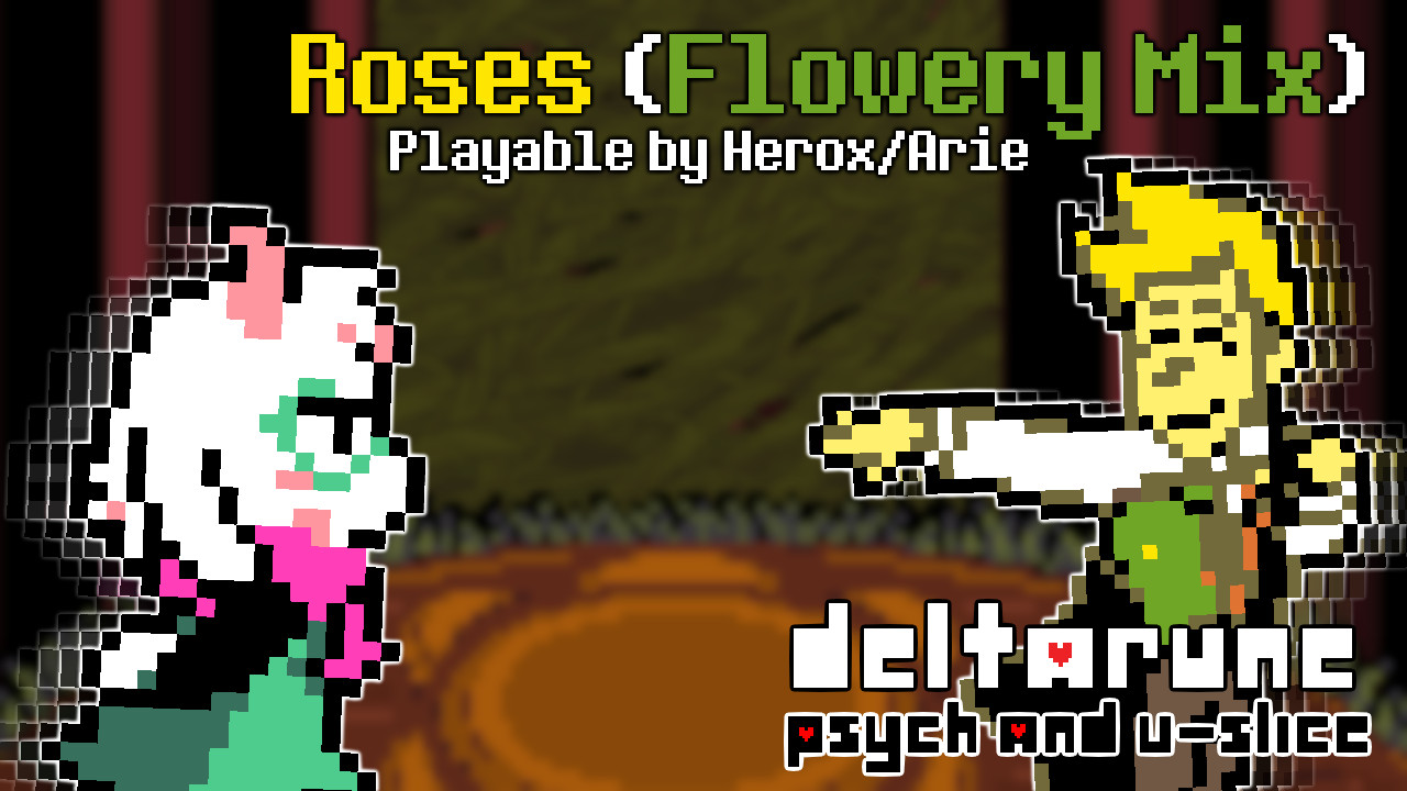 Roses (Flowery Mix) | DELTARUNE Mod for Friday Night Funkin' | FNF Mods