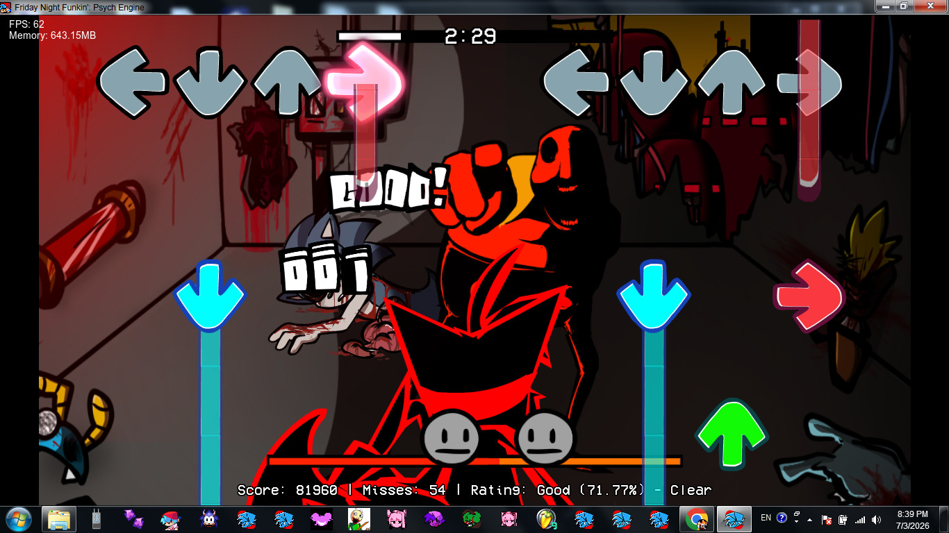 Expurgation But starved and tails do it