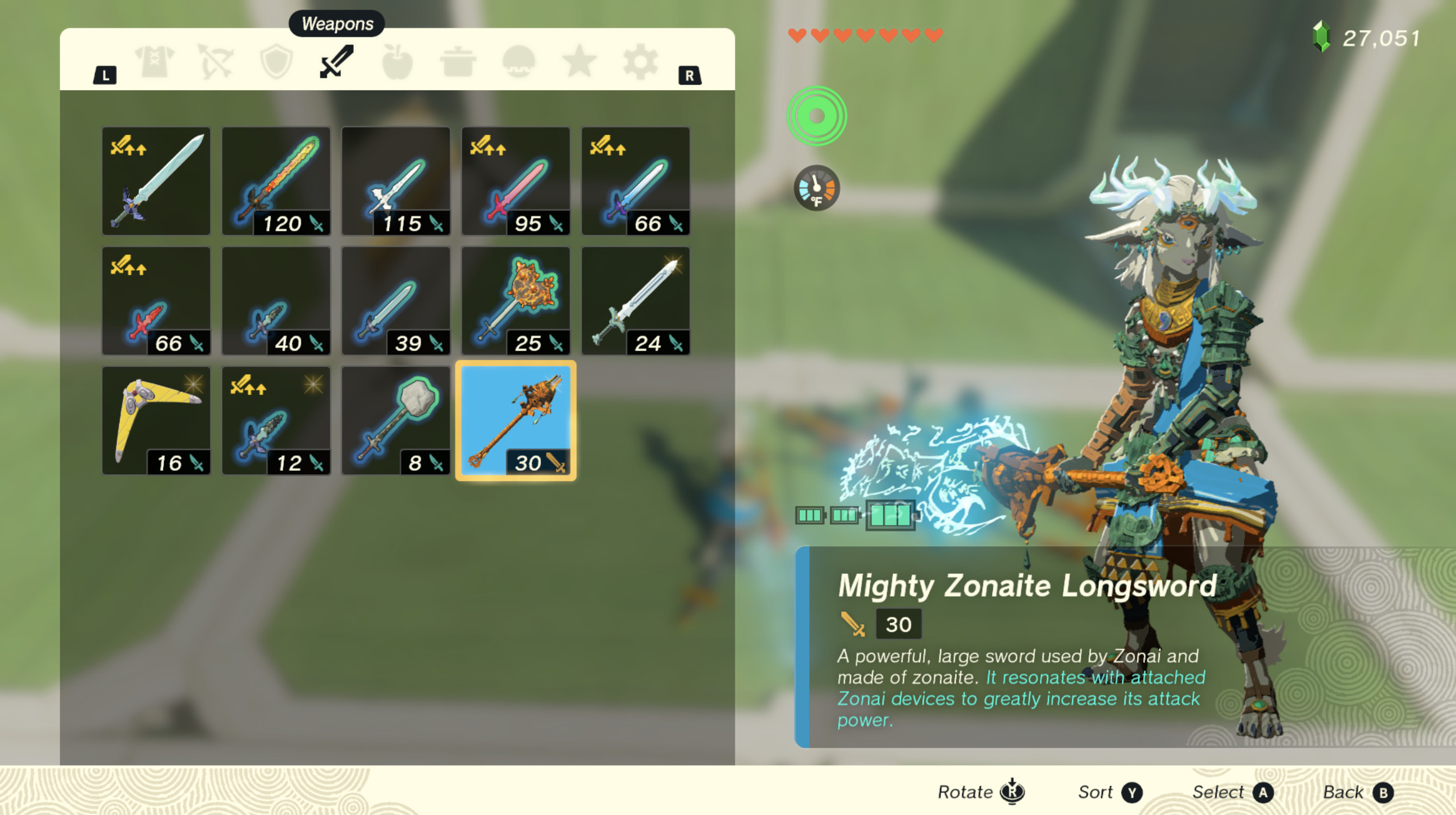 Zonai Weapons Enhancements