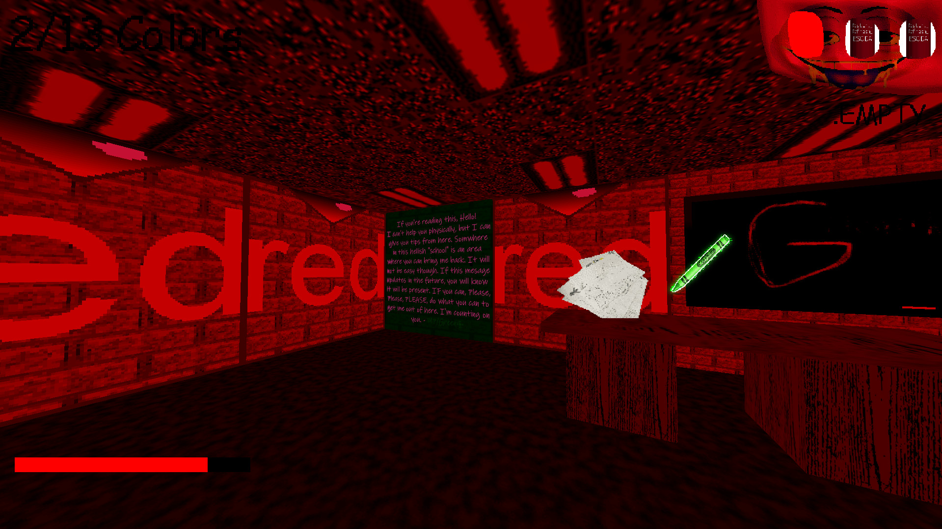 [SENSITIVE CONTENT] RED (VSERISON 1.5 UPDATE) Mod for Baldi's Basics ...