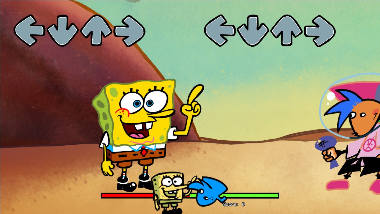 SPONG BURGER REMIX (but.. Playable!) Mod for Friday Night Funkin' | FNF ...