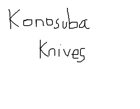 Konosuba knives