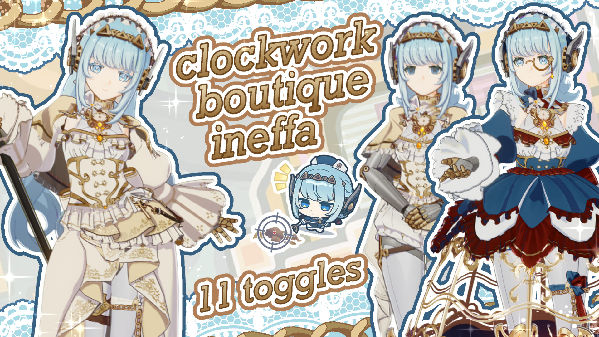 • ❥ clockwork boutique ineffa (11 toggles + wea