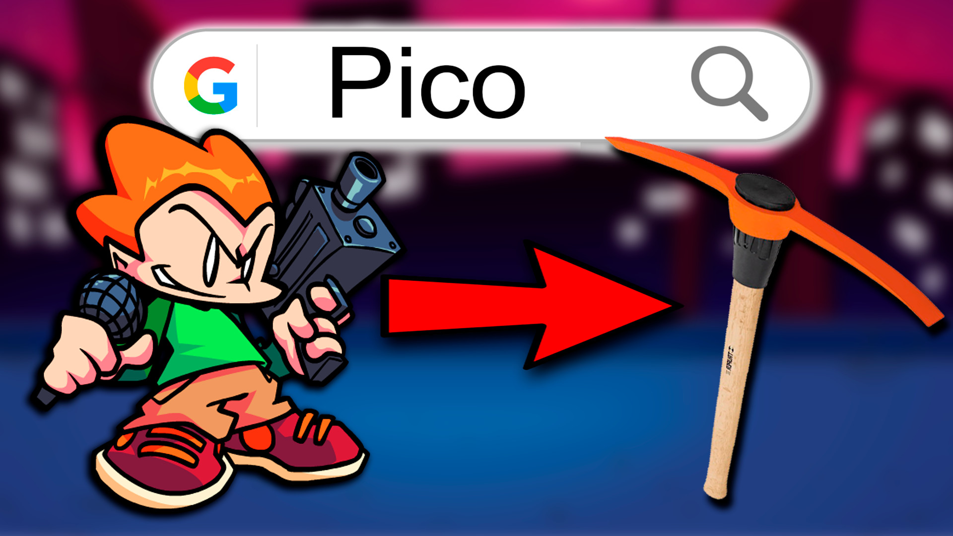FNF pero con la primera imagen de GOOGLE