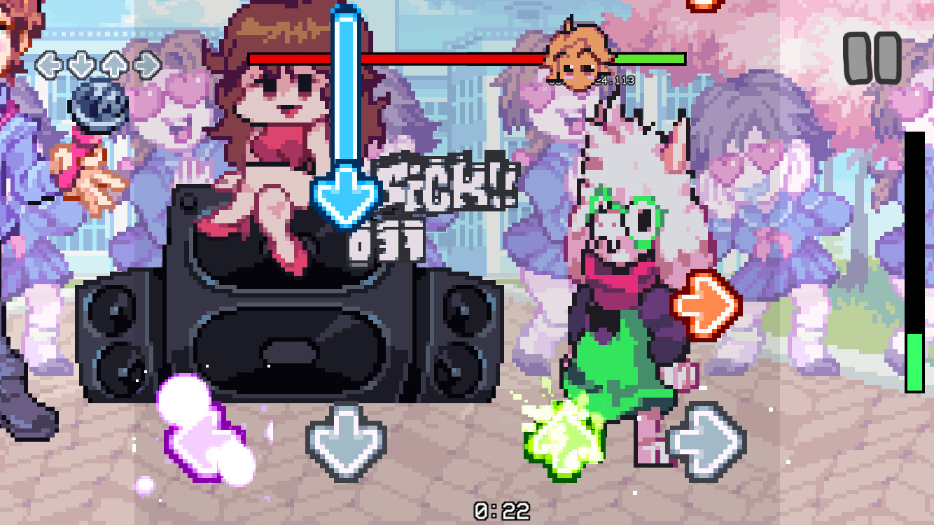 Fnf Ralsei ralsei as bf skin (Last UPD) Mod for Friday Night Funkin' | FNF Mods