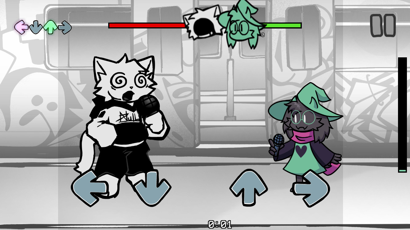 Fnf Ralsei ralsei as bf skin (Last UPD) Mod for Friday Night Funkin' | FNF Mods