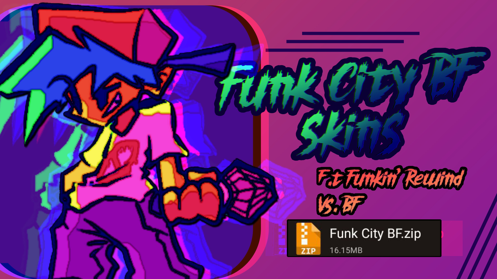Funk City BF Skins [Ft. Funkin Rewind] V-Slice