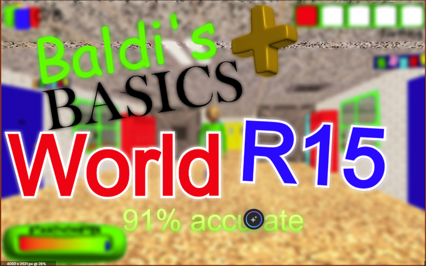 Baldi World R15 from Baldi's Frenzy